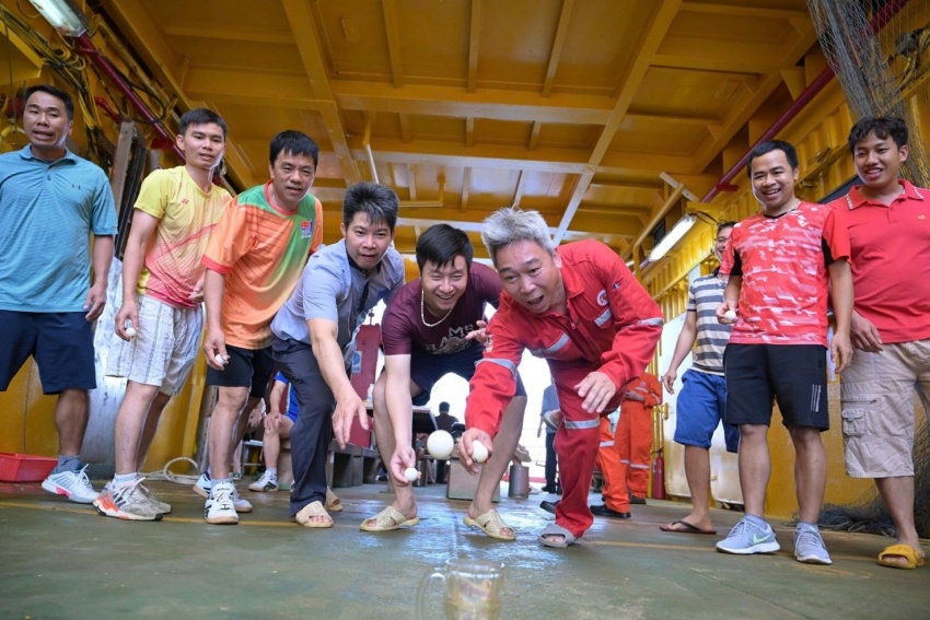 Sắc xuân rộn ràng trên giàn MSP-PPD 40.000 và giàn nén khí Trung tâm