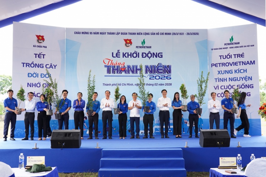 Tháng Thanh niên 2026: Tuổi trẻ Petrovietnam xung kích, tình nguyện vì cuộc sống cộng đồng