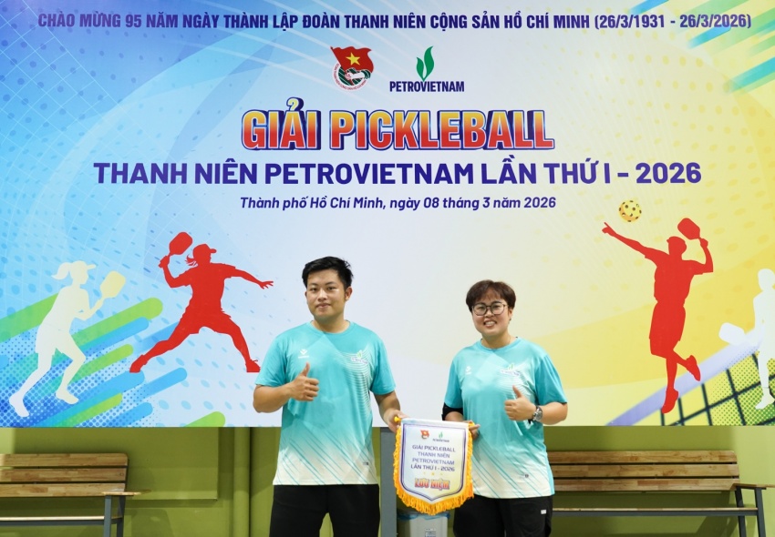 Giải Pickleball Thanh niên Petrovietnam lần thứ I: Sân chơi gắn kết Tuổi trẻ Petrovietnam và địa phương