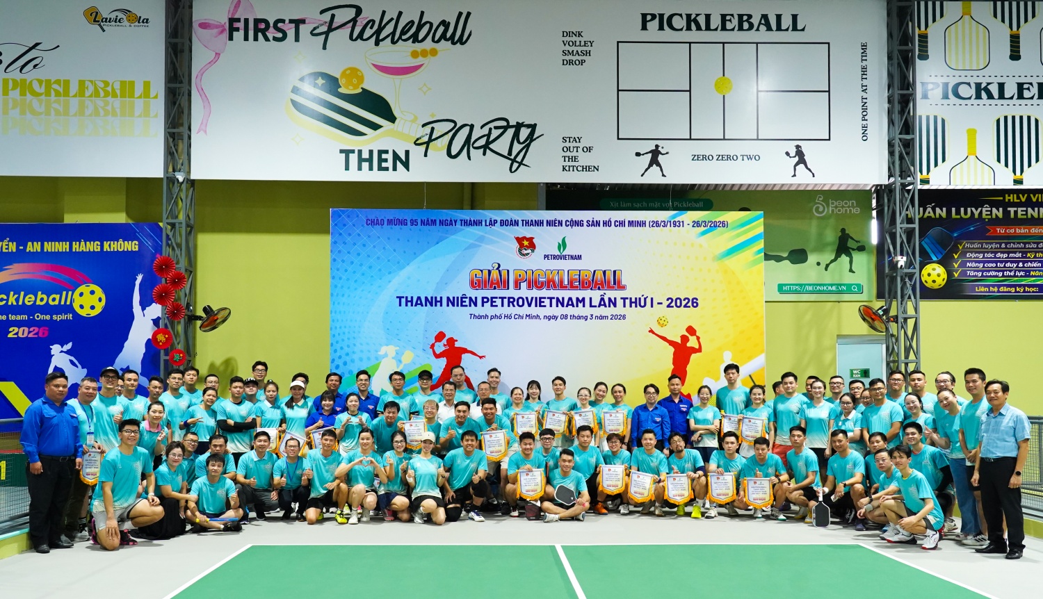 Giải Pickleball Thanh niên Petrovietnam lần thứ I: Sân chơi gắn kết Tuổi trẻ Petrovietnam và địa phương