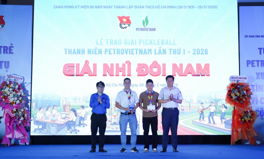 Giải Pickleball Thanh niên Petrovietnam lần thứ I: Sân chơi gắn kết Tuổi trẻ Petrovietnam và địa phương