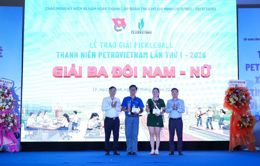 Giải Pickleball Thanh niên Petrovietnam lần thứ I: Sân chơi gắn kết Tuổi trẻ Petrovietnam và địa phương