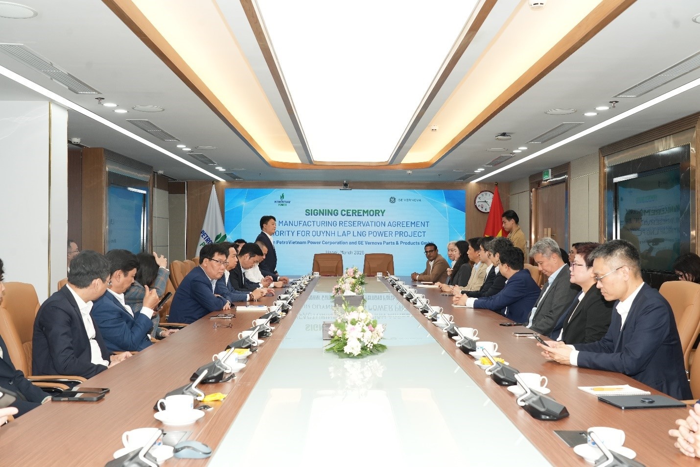 Toàn cảnh buổi lễ ký kết giữa PV Power và GE Vernova Toàn cảnh buổi lễ ký kết giữa PV Power và GE Vernova