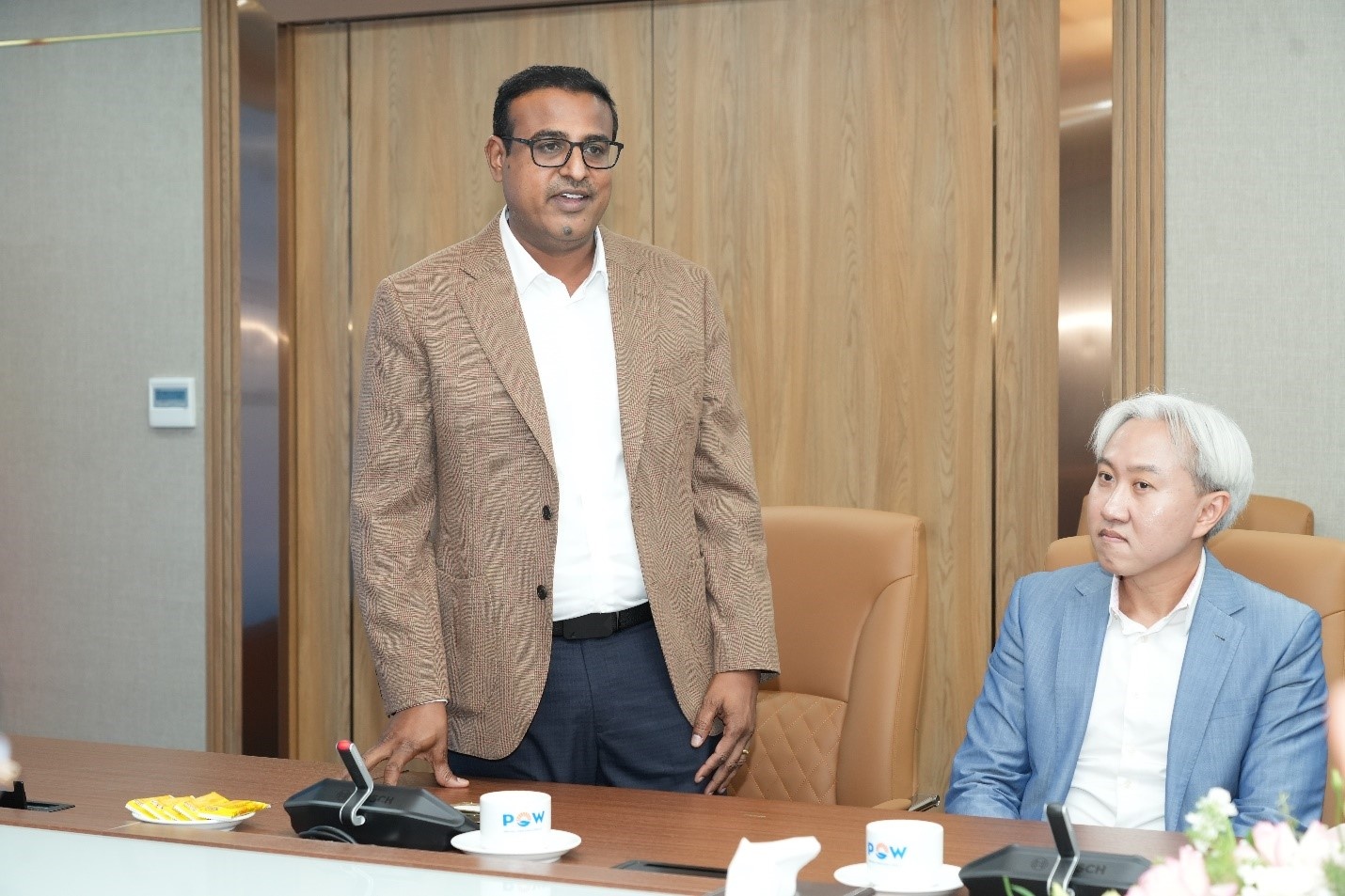 Ông Manikantan Palanisamy – Giám đốc điều hành Thương mại khu vực Châu Á GE Vernova phát biểu tại buổi lễ Ông Manikantan Palanisamy – Giám đốc điều hành Thương mại khu vực Châu Á GE Vernova phát biểu tại buổi lễ