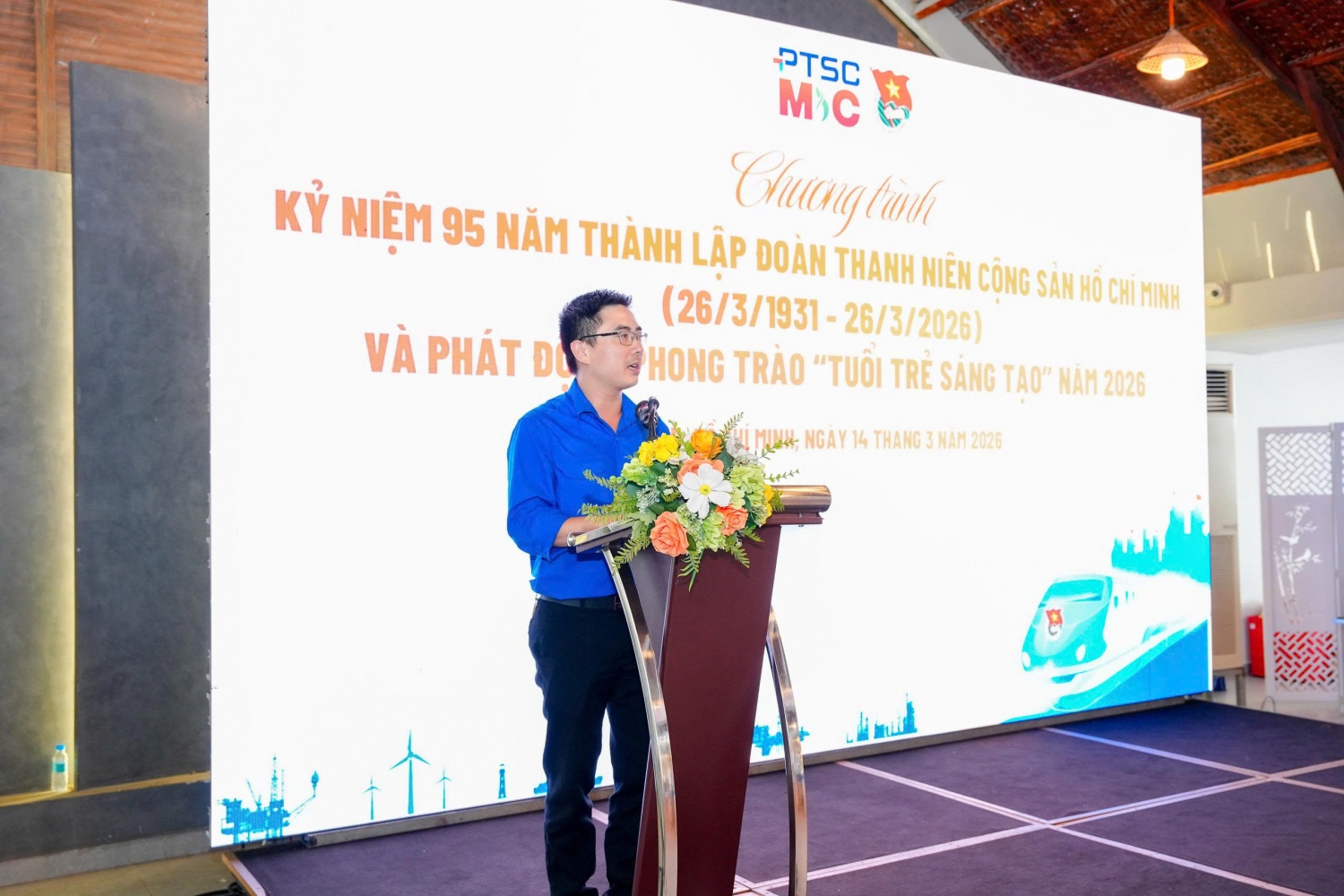 Đồng chí Dương Hồng Thái – Bí thư Đoàn Thanh niên Công ty phát động  phong trào “Tuổi trẻ Sáng tạo” năm 2026”
