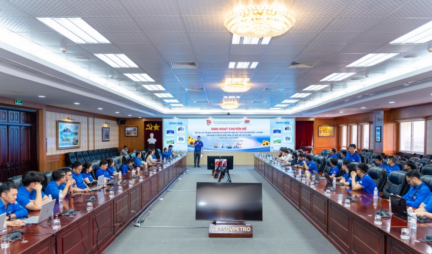 Tuổi trẻ Vietsovpetro tiên phong chuyển đổi số   Tổ chức thành công sinh hoạt chuyên đề về triển khai E-Learning