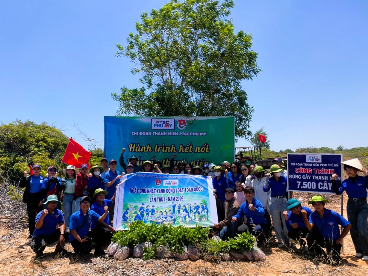 Thanh niên PTSC Phú Mỹ gắn kết, lan tỏa giá trị nhân văn