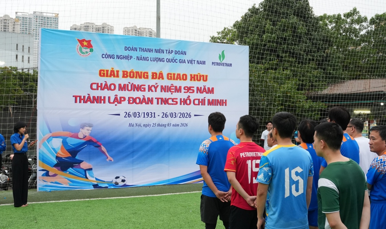 [VIDEO] Sôi nổi giải bóng đá giao hữu Petrovietnam chào mừng 95 năm Ngày thành lập Đoàn