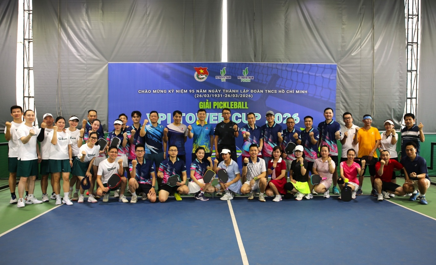 Sôi nổi Giải Pickleball “VPI TOWER CUP 2026”