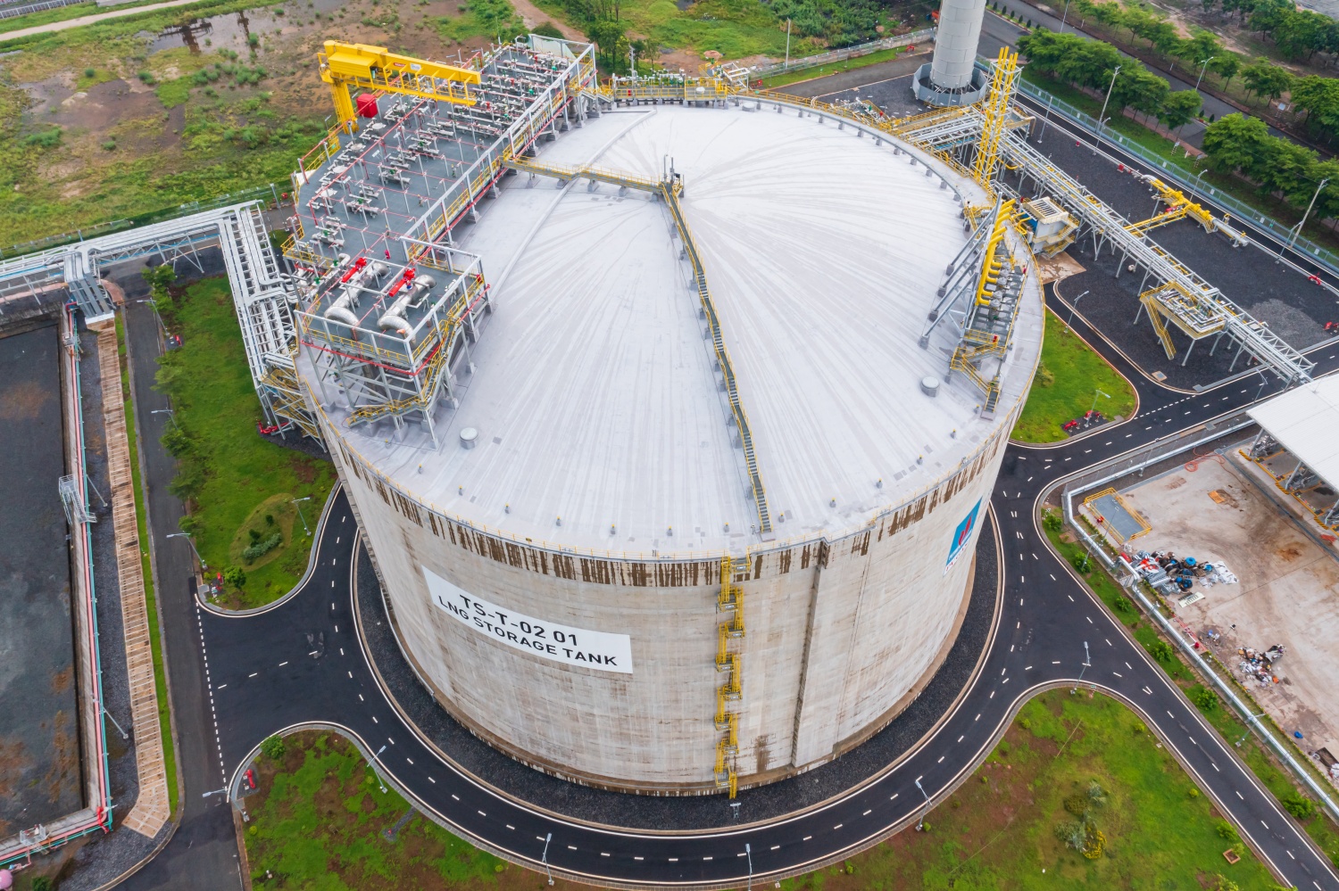 Kho LNG Thị Vải vận hành an toàn, ổn định ở mức công suất tái hóa 288 tấn/giờ, tương đương khoảng 9,5 triệu Sm³/ngày