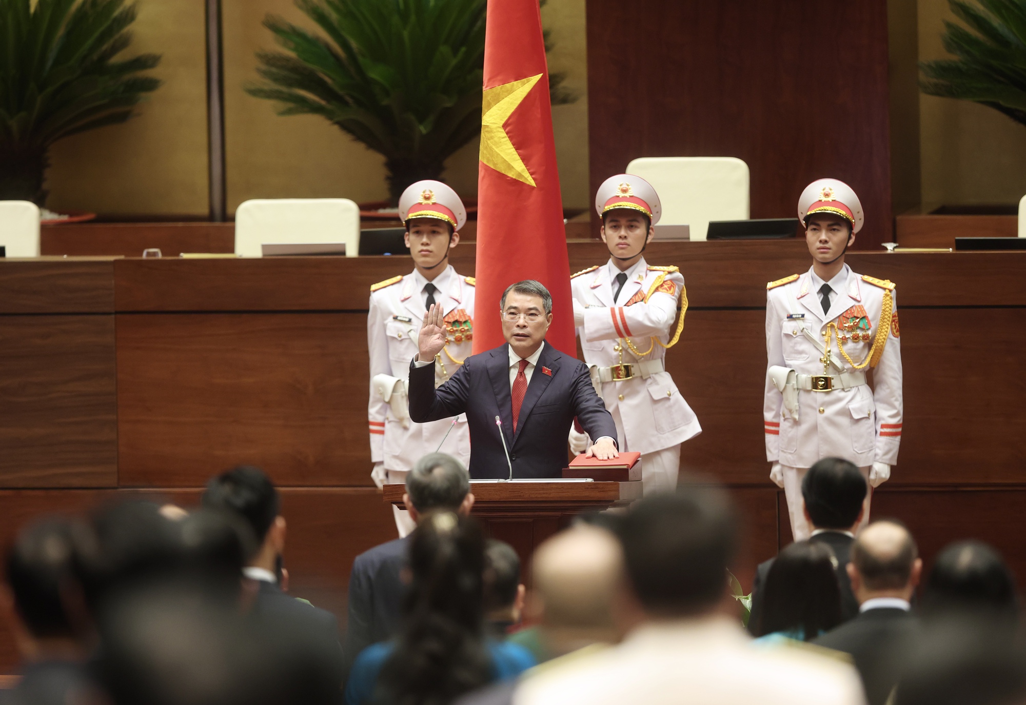 Thủ tướng Chính phủ Lê Minh Hưng phát biểu nhậm chức: Chính phủ sẽ tập trung cao nhất vào 5 định hướng lớn trọng tâm