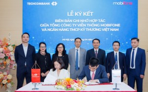 MobiFone và Techcombank ký kết hợp tác: Kiến tạo hệ sinh thái tài chính, công nghệ số