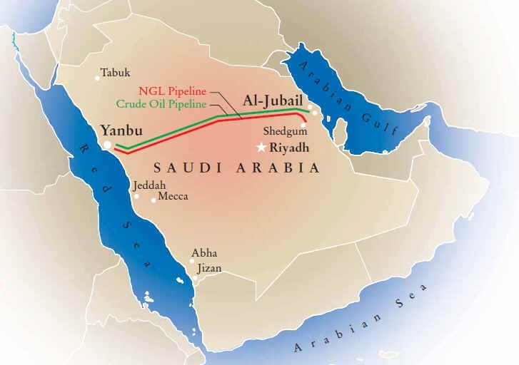 Iran tấn công đường ống dẫn dầu Đông-Tây của Ả Rập Xê-út Iran tấn công đường ống dẫn dầu Đông-Tây của Ả Rập Xê-út