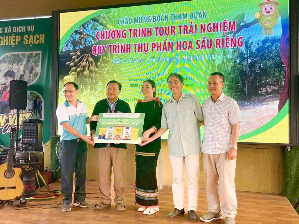 Phú Mỹ đồng hành cùng Lễ hội Sầu riêng Đắk Lắk 2026: Khởi đầu từ hoạt động thụ phấn hoa