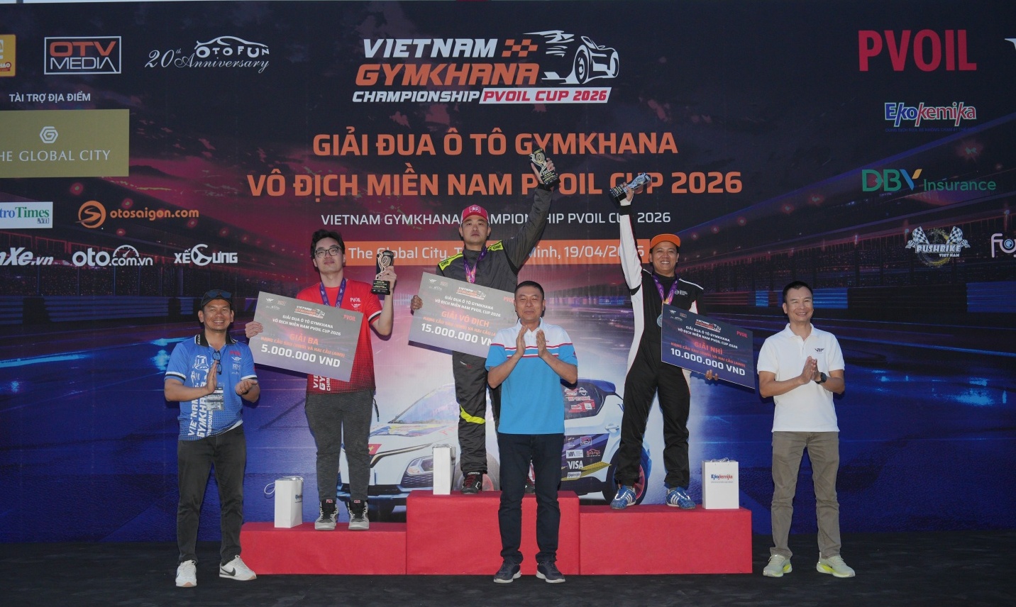 Bế mạc Giải đua ô tô Gymkhana Vô địch Miền Nam PVOIL Cup 2026