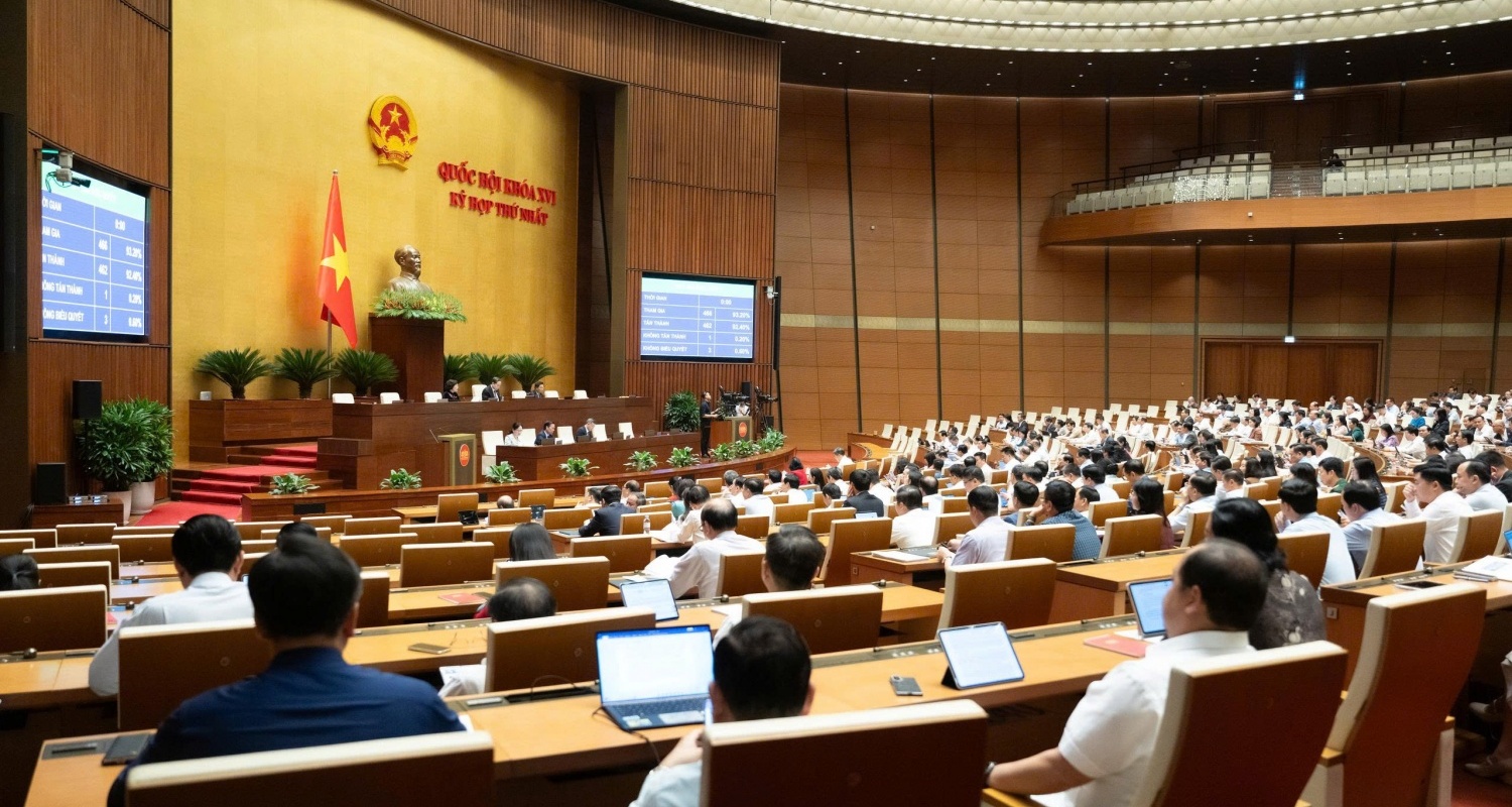 Thông qua điều chỉnh chương trình Kỳ họp thứ Nhất, Quốc hội khóa XVI