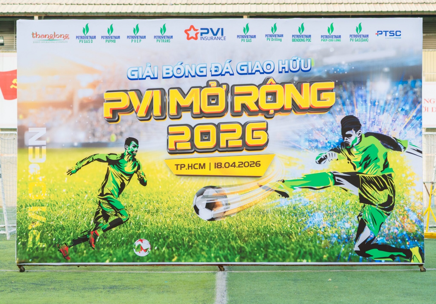 Sôi nổi Giải bóng đá giao hữu PVI mở rộng 2026 Sôi nổi Giải bóng đá giao hữu PVI mở rộng 2026