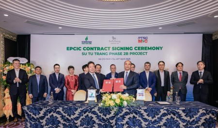 PVEP Cửu Long và PTSC M&C ký hợp đồng EPCIC dự án Sư Tử Trắng giai đoạn 2B