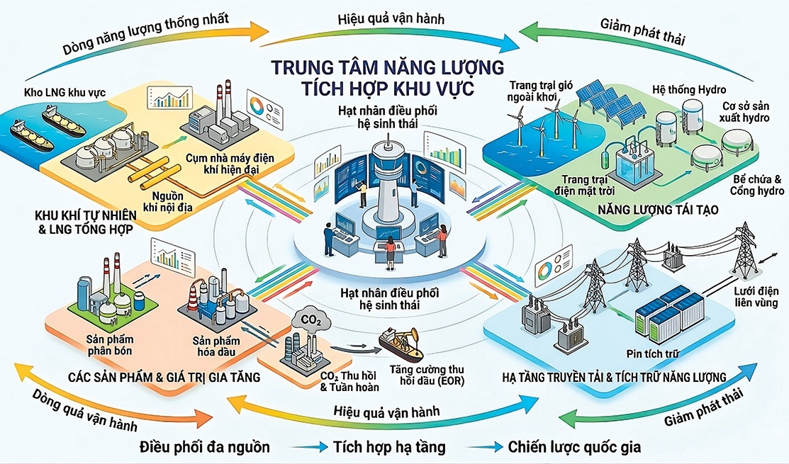 Trung tâm năng lượng tích hợp: Bài toán chiến lược của Petrovietnam