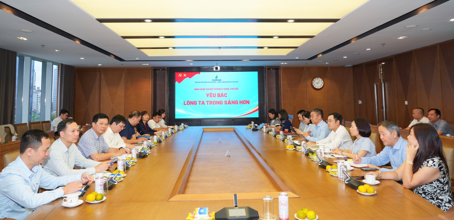 “Yêu Bác lòng ta trong sáng hơn” - chủ đề sinh hoạt chi bộ ý nghĩa tại Đảng bộ Bộ máy QL&ĐH Petrovietnam “Yêu Bác lòng ta trong sáng hơn” - chủ đề sinh hoạt chi bộ ý nghĩa tại Đảng bộ Bộ máy QL&ĐH Petrovietnam
