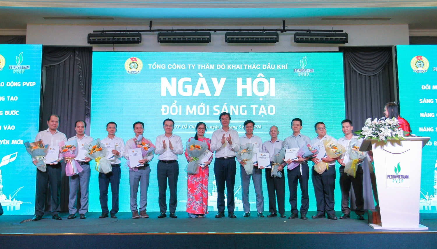 Ngày hội Đổi mới sáng tạo PVEP: Tối ưu vận hành khai thác và nâng cao hệ số thu hồi dầu Ngày hội Đổi mới sáng tạo PVEP: Tối ưu vận hành khai thác và nâng cao hệ số thu hồi dầu