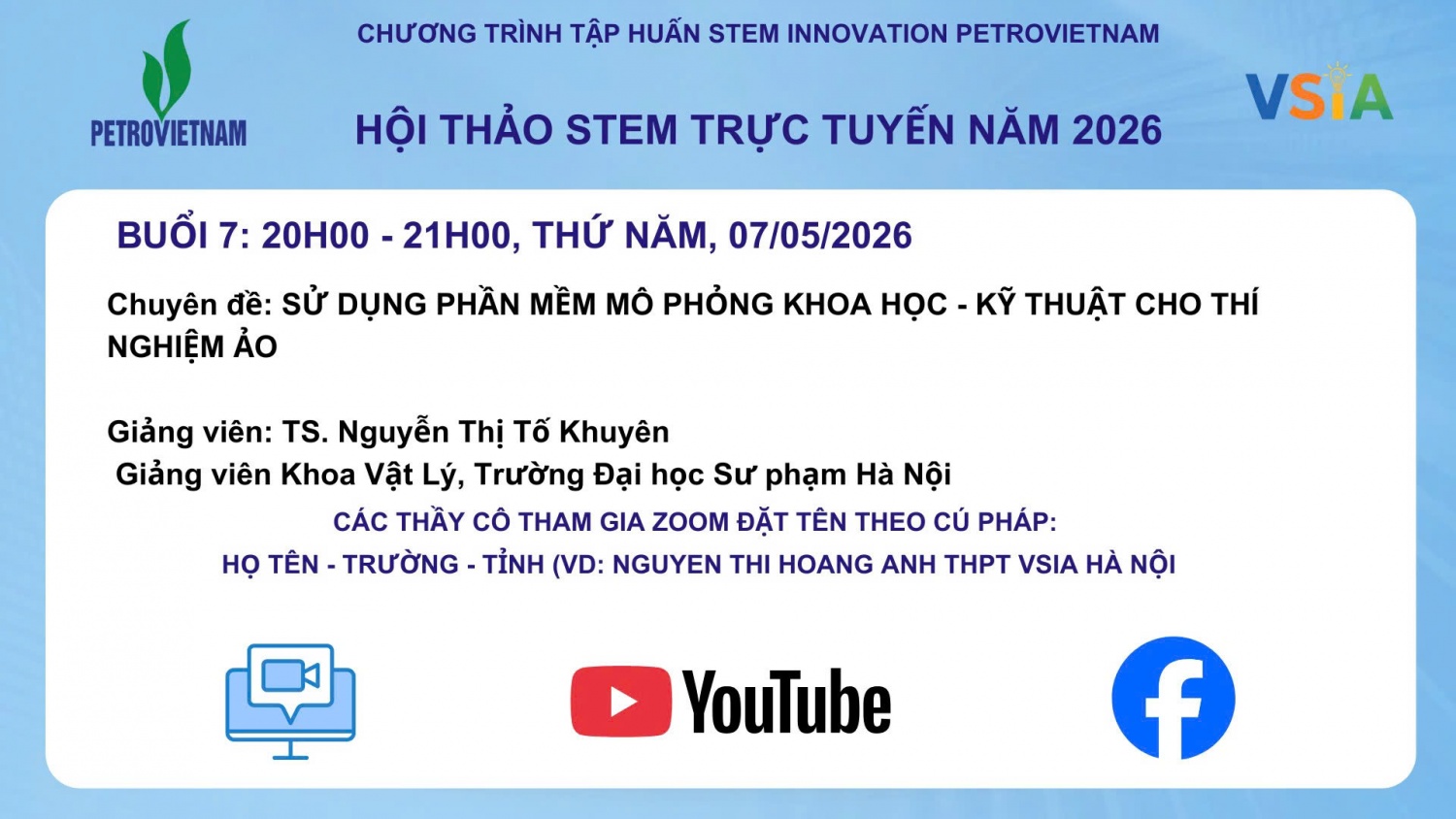 Petrovietnam lan tỏa đổi mới sáng tạo qua tập huấn thí nghiệm ảo trong giáo dục STEM Petrovietnam lan tỏa đổi mới sáng tạo qua tập huấn thí nghiệm ảo trong giáo dục STEM