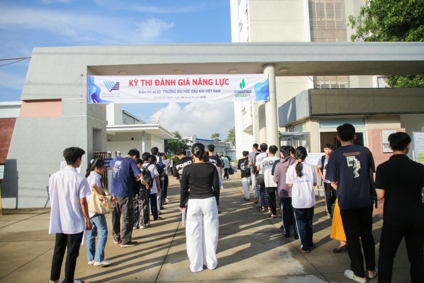PVU tổ chức thành công điểm thi số 63 Kỳ thi Đánh giá năng lực ĐHQG-HCM đợt 2 năm 2026 PVU tổ chức thành công điểm thi số 63, Kỳ thi Đánh giá năng lực ĐHQG-HCM đợt 2 năm 2026