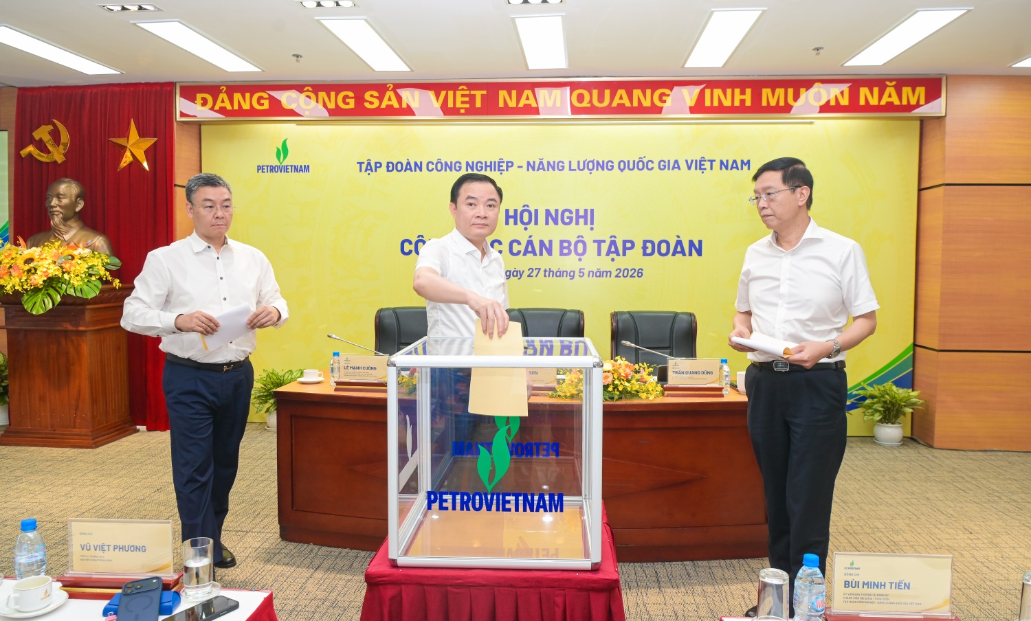 Petrovietnam tổ chức hội nghị thực hiện quy trình giới thiệu nhân sự lãnh đạo Tập đoàn