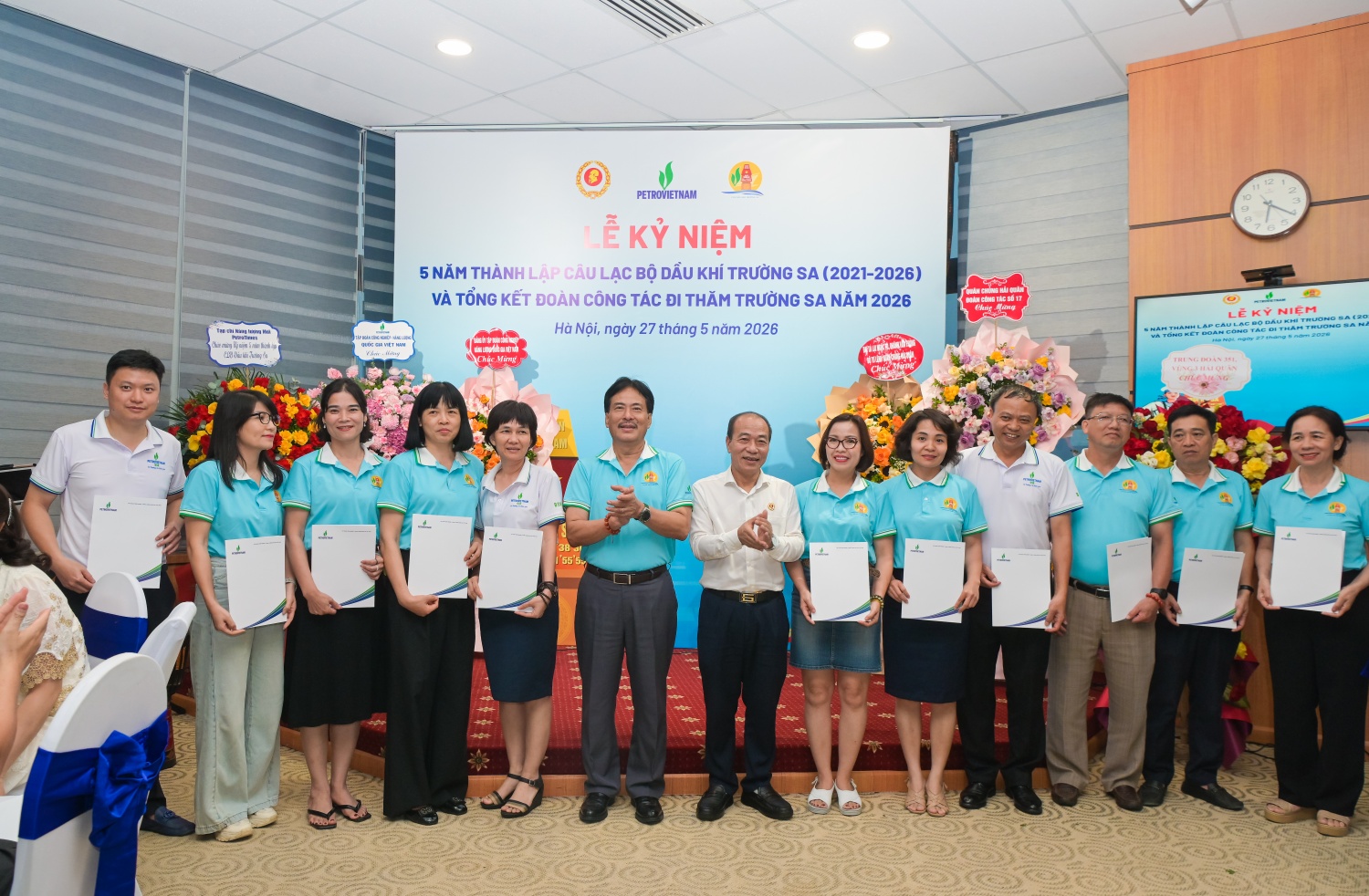 CLB Dầu khí Trường Sa kết nạp hội viên mới.