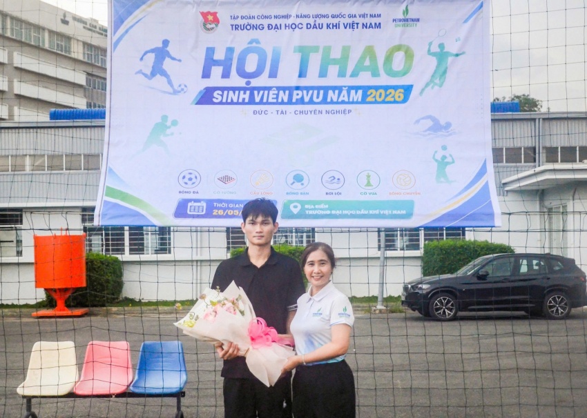 Sôi nổi khai mạc Hội thao Sinh viên PVU năm 2026 Sôi nổi khai mạc Hội thao Sinh viên PVU năm 2026