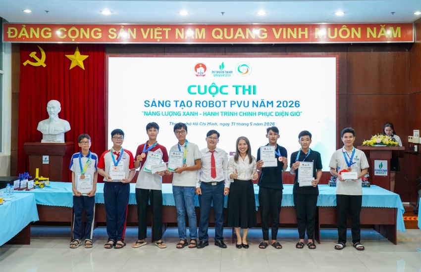 STEM Innovation Petrovietnam: Khơi nguồn đam mê khoa học đỉnh cao tại Sáng tạo Robot PVU 2026 STEM Innovation Petrovietnam: Khơi nguồn đam mê khoa học đỉnh cao tại Sáng tạo Robot PVU 2026
