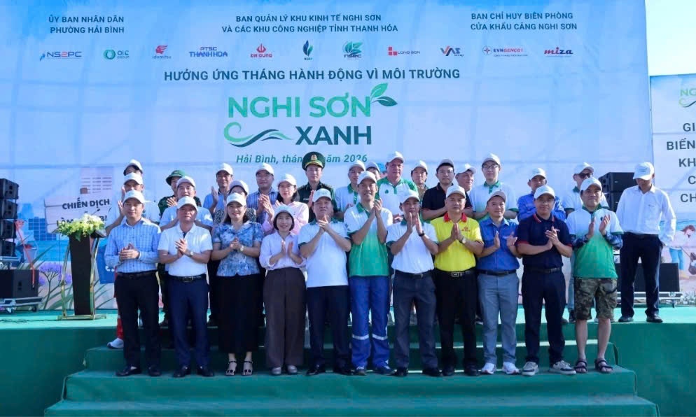 “Nghi Sơn Xanh 2026”: Từ sáng kiến tiên phong đến hành động quy mô lớn vì môi trường biển bền vững “Nghi Sơn Xanh 2026”: Từ sáng kiến tiên phong đến hành động quy mô lớn vì môi trường biển bền vững