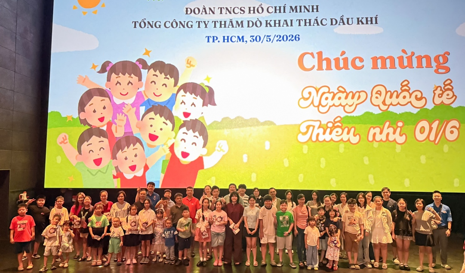 Đoàn Thanh niên PVEP tổ chức chương trình Quốc tế Thiếu nhi cho con em người lao động khu vực TP HCM