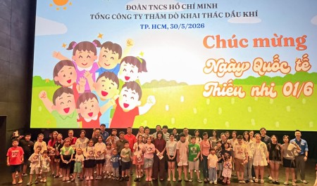 Đoàn Thanh niên PVEP tổ chức chương trình Quốc tế Thiếu nhi cho con em người lao động khu vực TP HCM