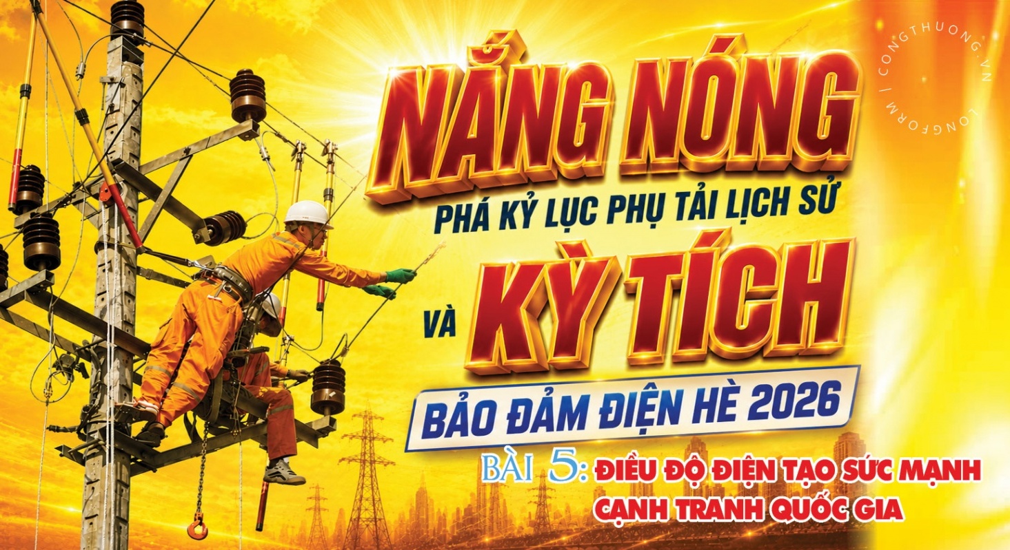 Nắng nóng phá kỷ lục phụ tải lịch sử và kỳ tích bảo đảm điện hè 2026: Bài 5 - Điều độ điện tạo sức mạnh cạnh tranh quốc gia
