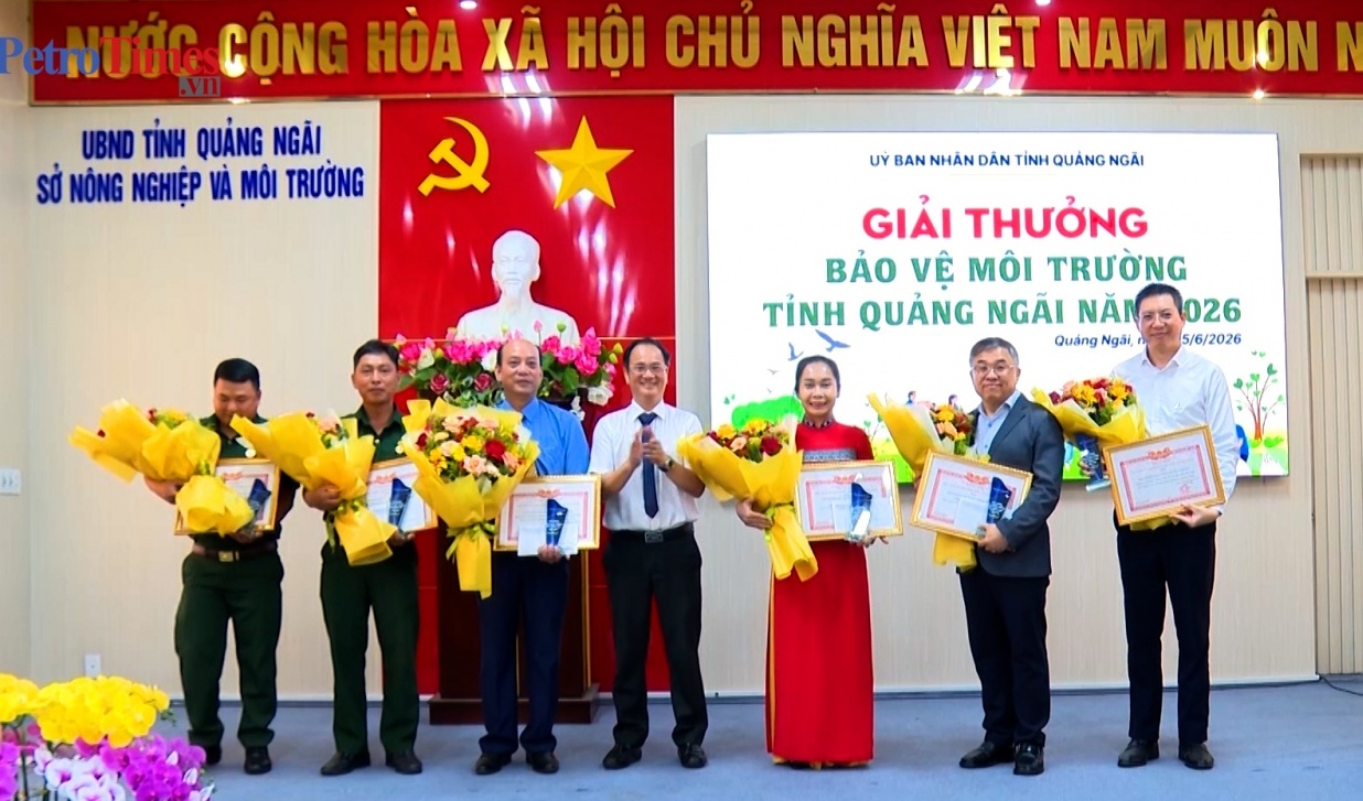 [VIDEO] BSR xuất sắc đạt Giải thưởng Bảo vệ môi trường tỉnh Quảng Ngãi năm 2026