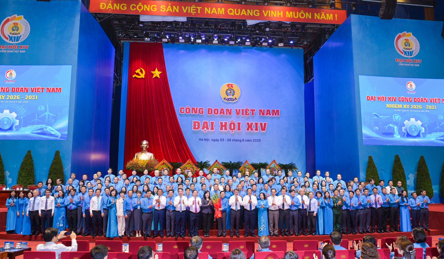 Toàn văn Nghị quyết Đại hội Công đoàn Việt Nam lần thứ XIV