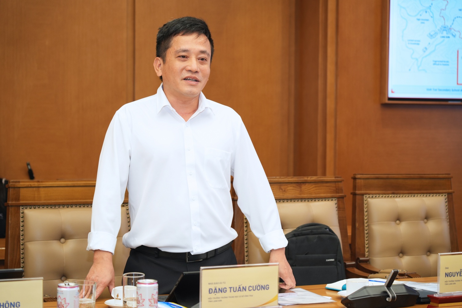 Thầy Đặng Tuấn Cường, Hiệu trưởng Trường THCS Vĩnh Trại (Lạng Sơn) chia sẻ về chiến lược dạy học STEM tại ngôi trường gần biên giới