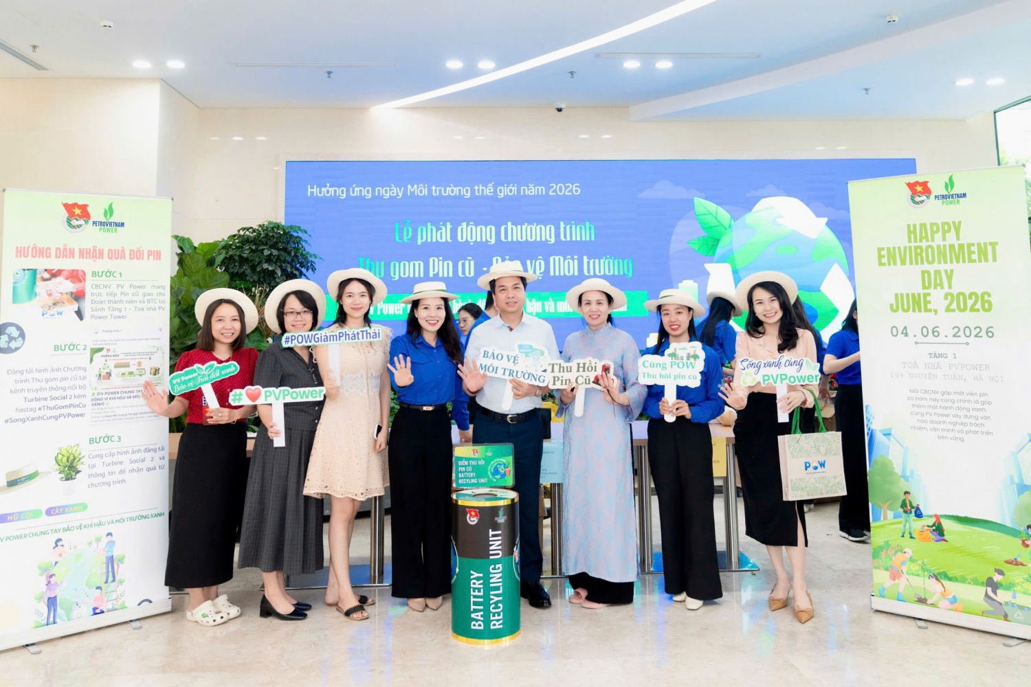 Đoàn Thanh niên PV Power triển khai chuỗi hoạt động hưởng ứng Ngày Môi trường Thế giới năm 2026 Đoàn Thanh niên PV Power triển khai chuỗi hoạt động hưởng ứng Ngày Môi trường Thế giới năm 2026