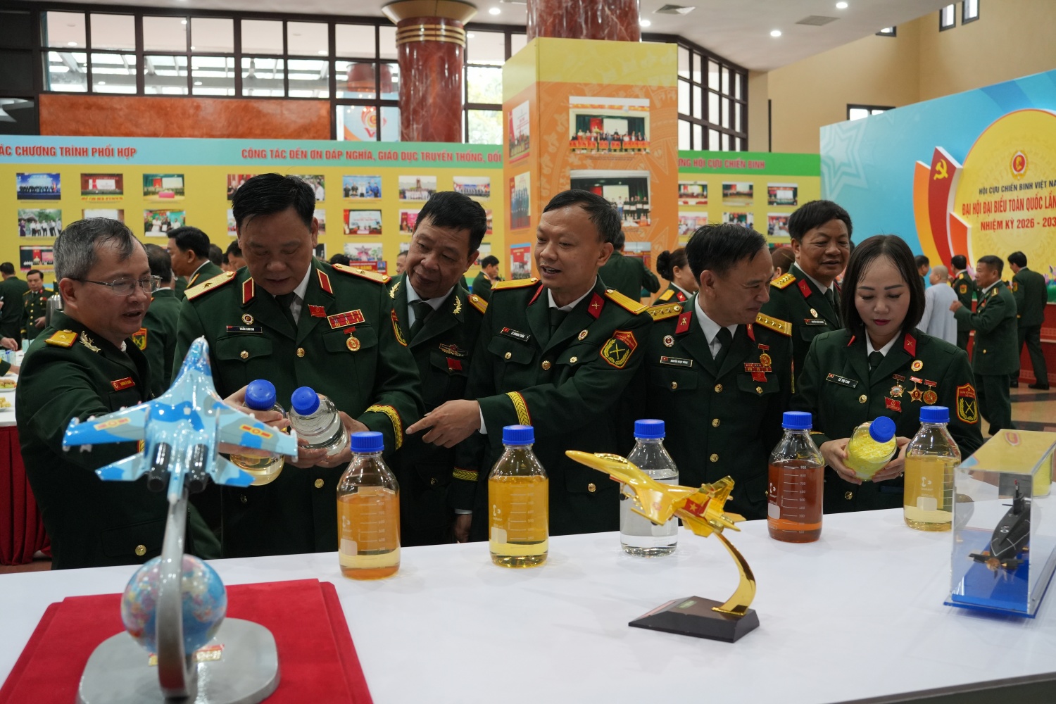 Dấu ấn Petrovietnam trong không gian trưng bày tại Đại hội đại biểu Hội CCB Việt Nam lần thứ VIII Dấu ấn Petrovietnam trong không gian trưng bày tại Đại hội đại biểu Hội CCB Việt Nam lần thứ VIII