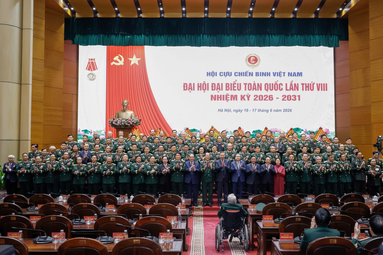 Đại hội lần thứ VIII Hội CCB Việt Nam thành công tốt đẹp, mở ra nhiệm kỳ phát triển mới
