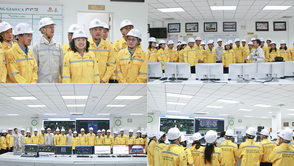 Tổng Liên đoàn Lao động Việt Nam đánh giá cao mô hình phát triển hài hòa giữa công nghệ và con người tại PVCFC Tổng Liên đoàn Lao động Việt Nam đánh giá cao mô hình phát triển hài hòa giữa công nghệ và con người tại PVCFC