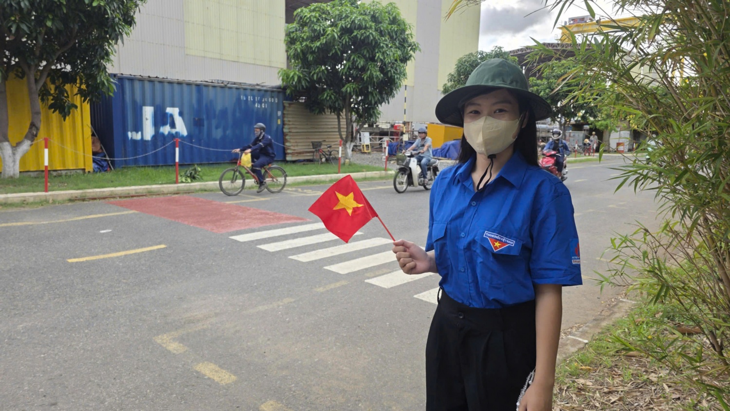 Tuổi trẻ PV Shipyard góp sức bảo đảm an toàn giao thông nội bộ Tuổi trẻ PV Shipyard góp sức bảo đảm an toàn giao thông nội bộ