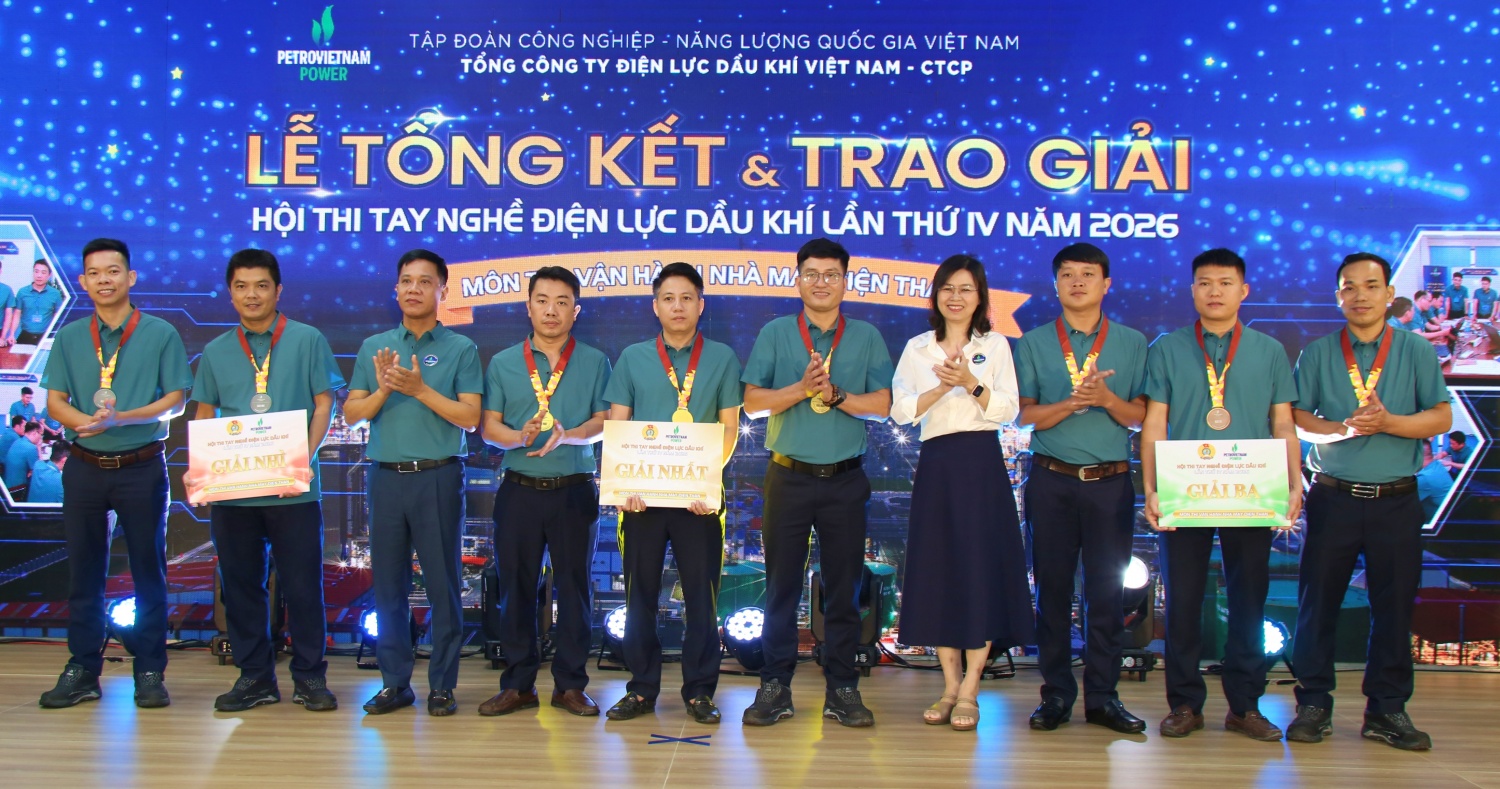 PV Power bế mạc Hội thi tay nghề Điện lực Dầu khí lần thứ IV năm 2026 PV Power bế mạc Hội thi tay nghề Điện lực Dầu khí lần thứ IV, năm 2026