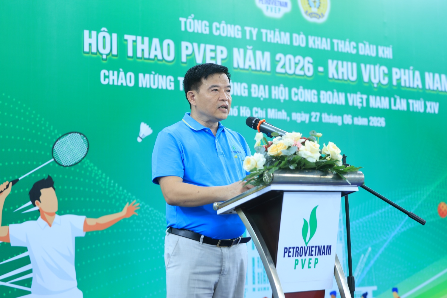 Hội thao PVEP khu vực phía Nam 2026: Gắn kết sức mạnh, lan tỏa văn hóa doanh nghiệp Hội thao PVEP khu vực phía Nam 2026: Gắn kết sức mạnh, lan tỏa văn hóa doanh nghiệp