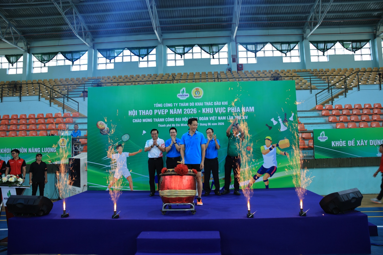 Hội thao PVEP khu vực phía Nam 2026: Gắn kết sức mạnh, lan tỏa văn hóa doanh nghiệp Hội thao PVEP khu vực phía Nam 2026: Gắn kết sức mạnh, lan tỏa văn hóa doanh nghiệp