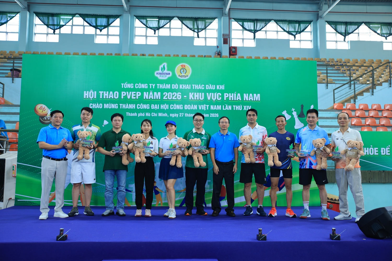 Hội thao PVEP khu vực phía Nam 2026: Gắn kết sức mạnh, lan tỏa văn hóa doanh nghiệp Hội thao PVEP khu vực phía Nam 2026: Gắn kết sức mạnh, lan tỏa văn hóa doanh nghiệp