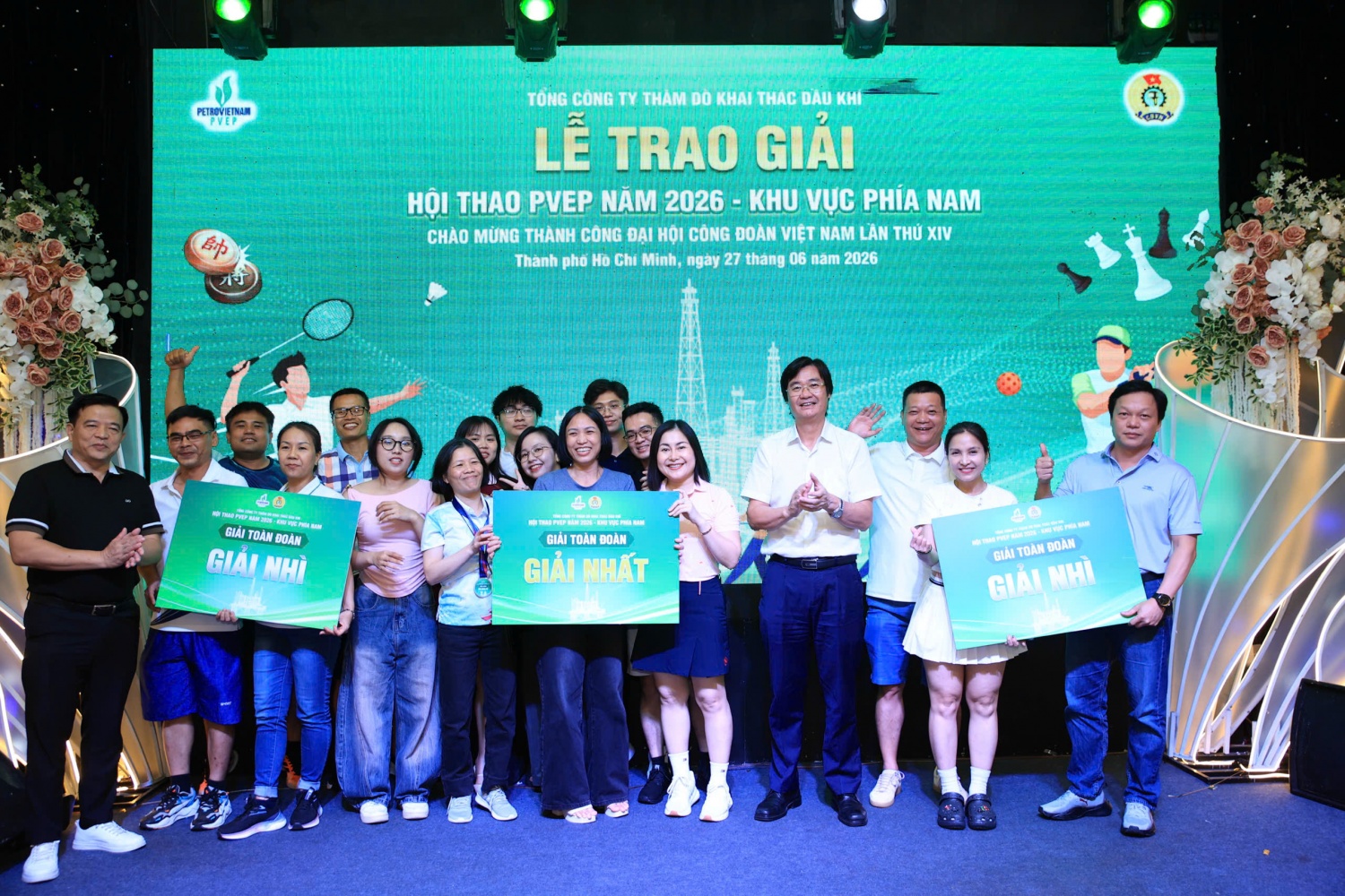 Hội thao PVEP khu vực phía Nam 2026: Gắn kết sức mạnh, lan tỏa văn hóa doanh nghiệp Hội thao PVEP khu vực phía Nam 2026: Gắn kết sức mạnh, lan tỏa văn hóa doanh nghiệp
