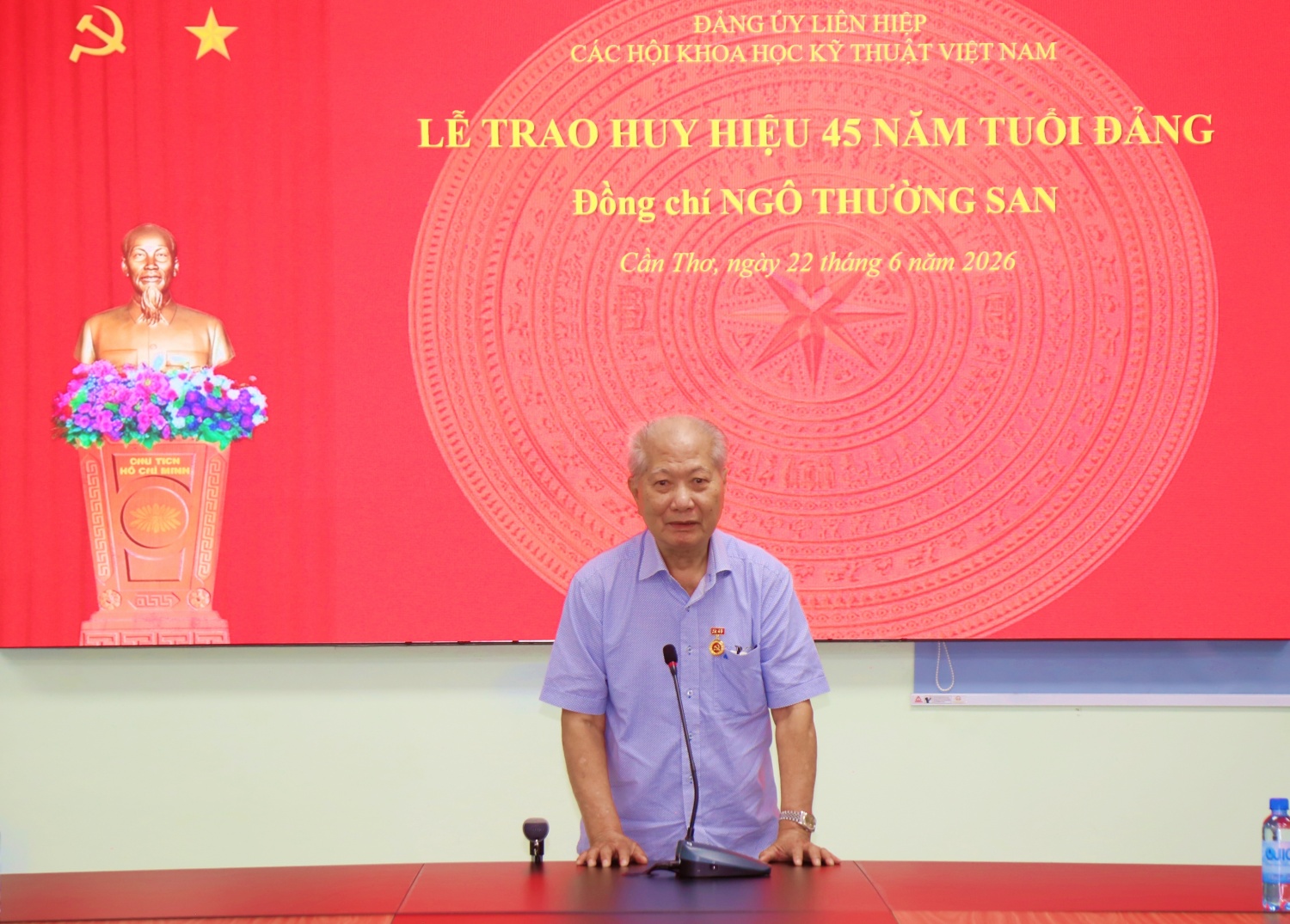 Hành trình 45 năm tuổi Đảng và lần trở về đầy xúc động của ông Ngô Thường San