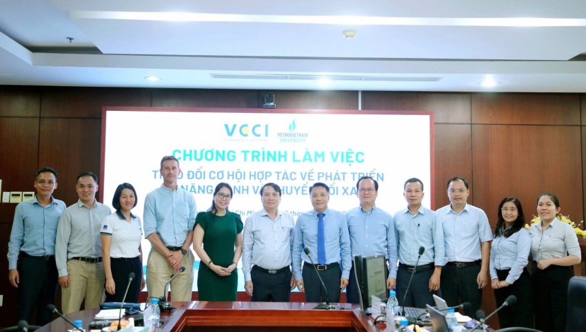 PVU hợp tác cùng VCCI-HCM và DI thúc đẩy đào tạo nhân lực ngành năng lượng xanh PVU hợp tác cùng VCCI HCM và DI thúc đẩy đào tạo nhân lực ngành năng lượng xanh